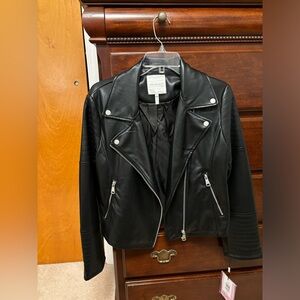 Avec Les Filles Black Moto Jacket